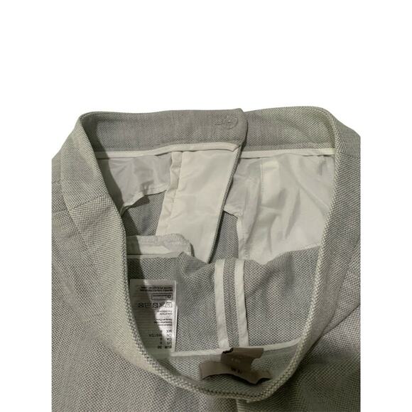 H&M Dress Work Pants Women's Light Gray Sz 6 Mid Rise Ankle Leg Stretch Flannel - Picture 8 of 8